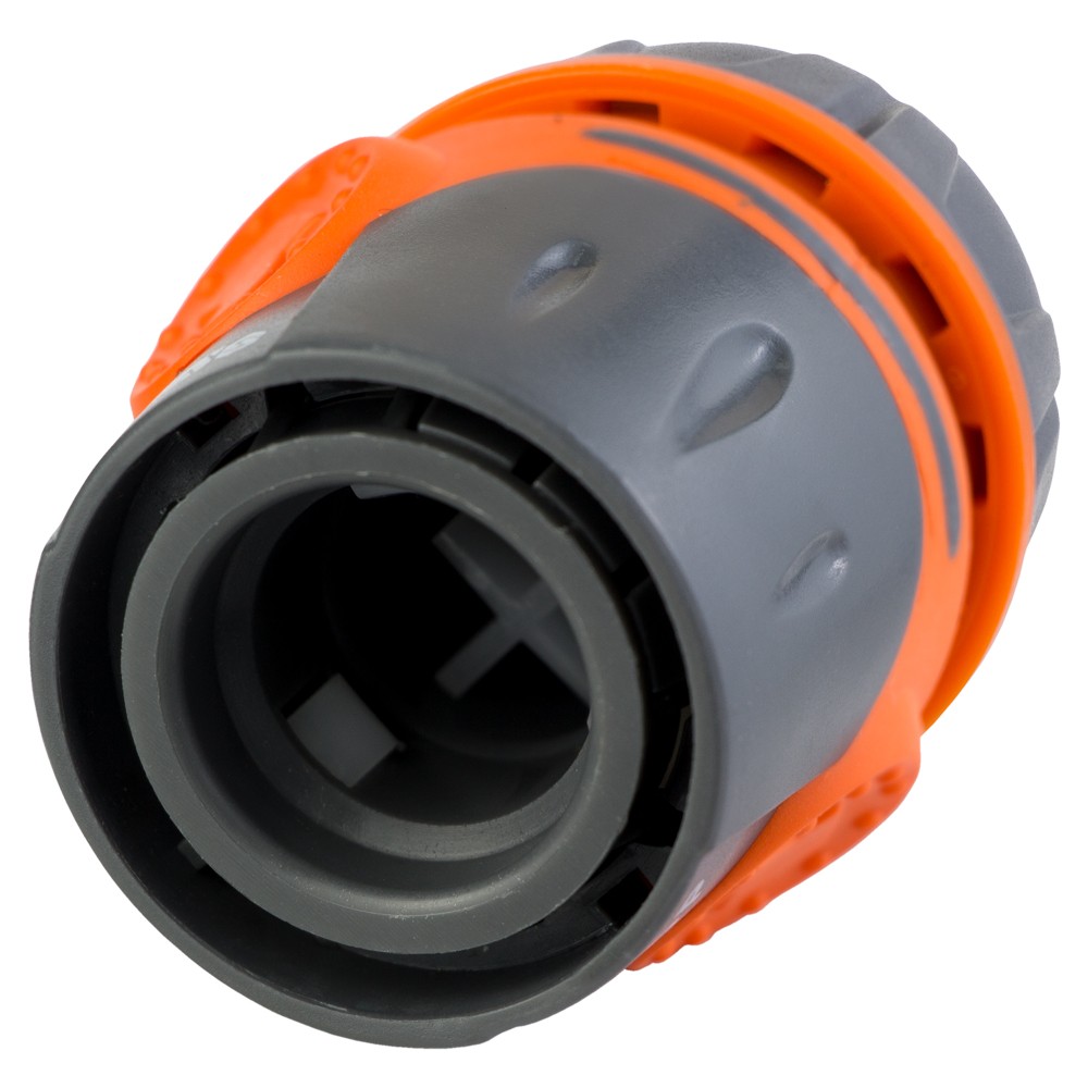 Коннектор Flora 1/2" быстросъемный для шланга 1/2" аквастоп (ABS + TPR)
