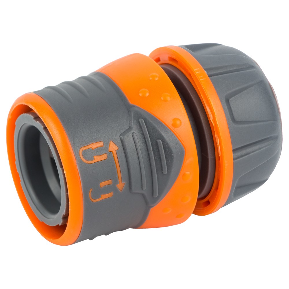 Конектор Flora 1/2" швидкознімний для шланга 1/2" з замком (ABS + TPR)