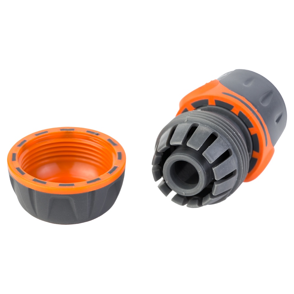 Коннектор Flora 1/2" быстросъемный для шланга 3/4" (ABS + TPR)
