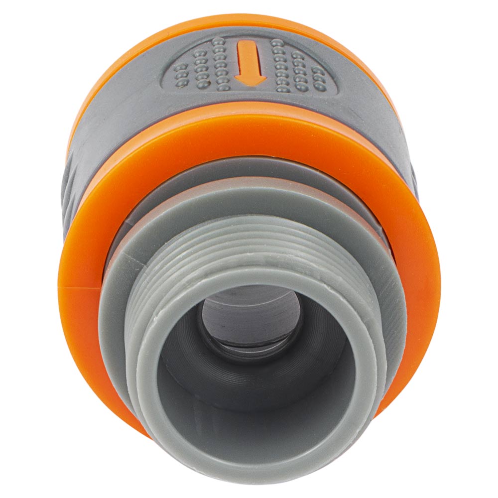 Конектор Flora 1/2" швидкознімний на кран в/р 3/4" (ABS + TPR)