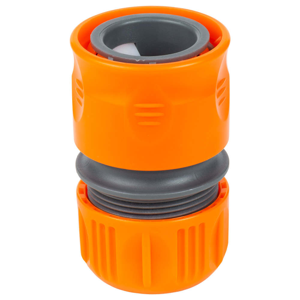 Конектор Flora 3/4" швидкознімний для шланга 1" аквастоп (ABS)