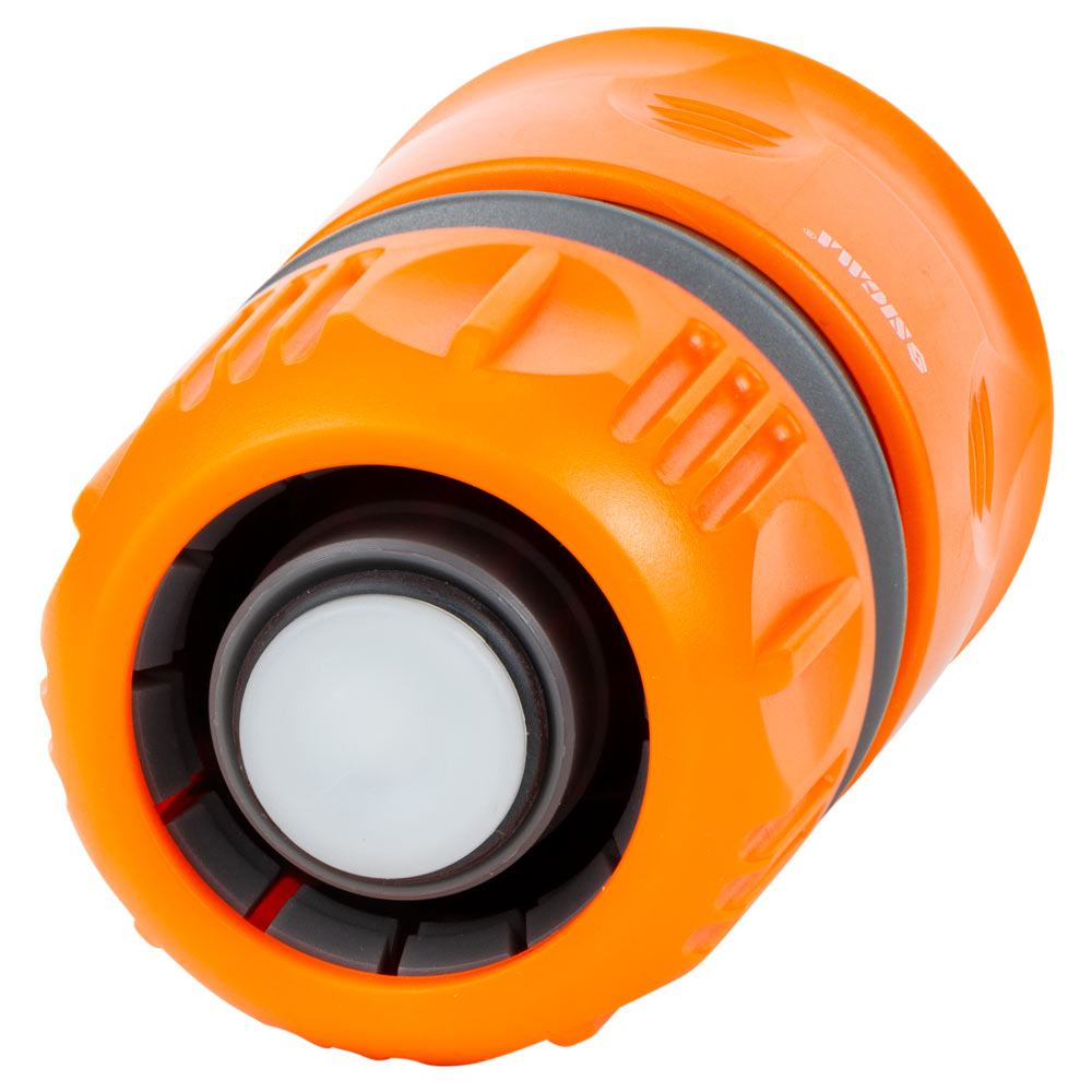 Коннектор Flora 3/4" быстросъемный для шланга 1" аквастоп (ABS)