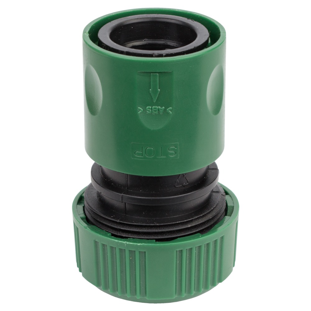 Конектор Grad 1/2" швидкознімний для шланга 3/4" аквастоп (ABS)