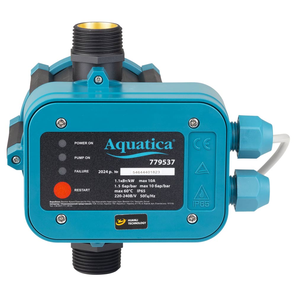 Контролер тиску електронний Aquatica 1.1кВт Ø1"