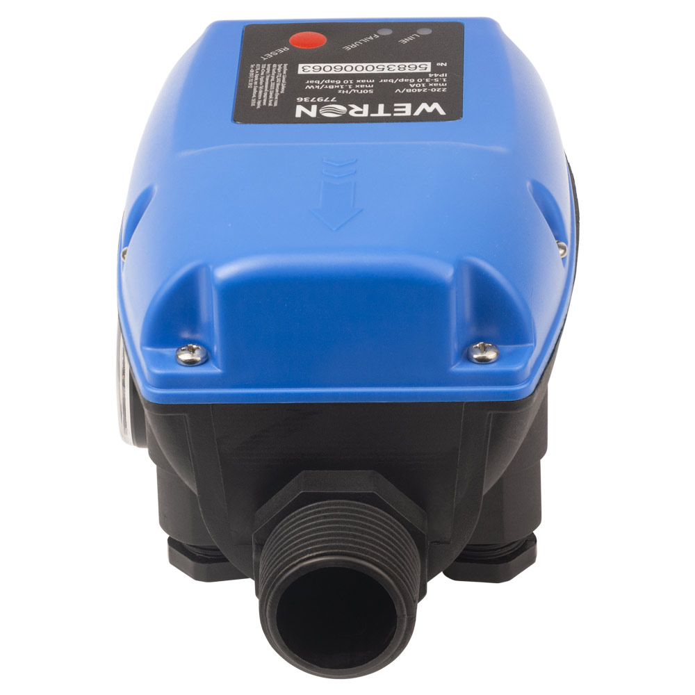 Контролер тиску електронний Wetron 1.1кВт Ø1" рег давл вкл 1.0-3.0 бар