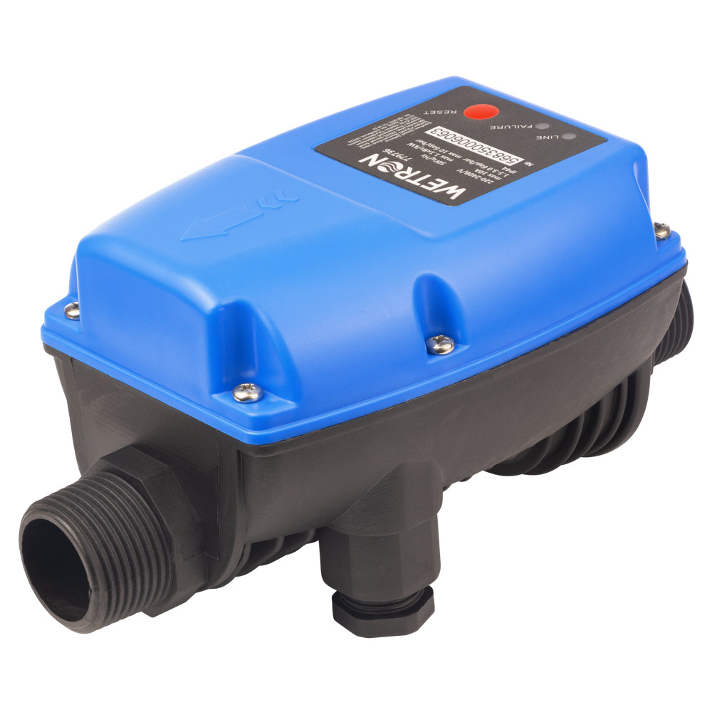 Контролер тиску електронний Wetron 1.1кВт Ø1" рег давл вкл 1.0-3.0 бар