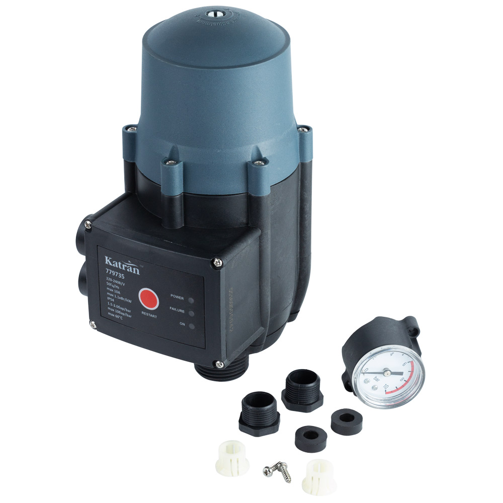 Контролер тиску електронний Wetron 1.1кВт Ø1" рег давл вкл 1.5-3.0 бар DSK-2.1