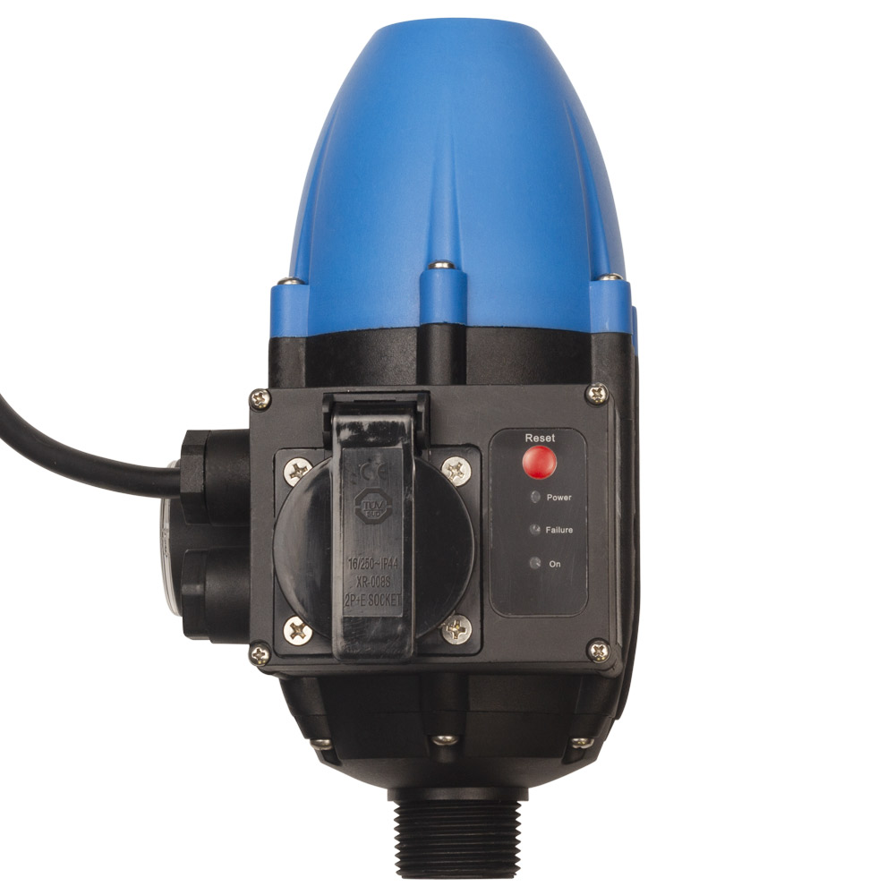 Контролер тиску електронний Wetron 1.1кВт Ø1" рег. тиск вкл 1.5-3.0 бар + розетка і вилка