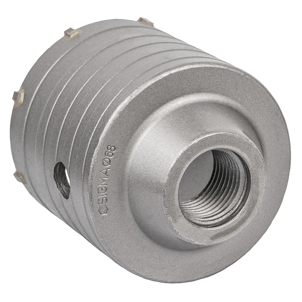 Коронка Sigma по бетону Ø68 х 70 мм 8 зубців (тубус)