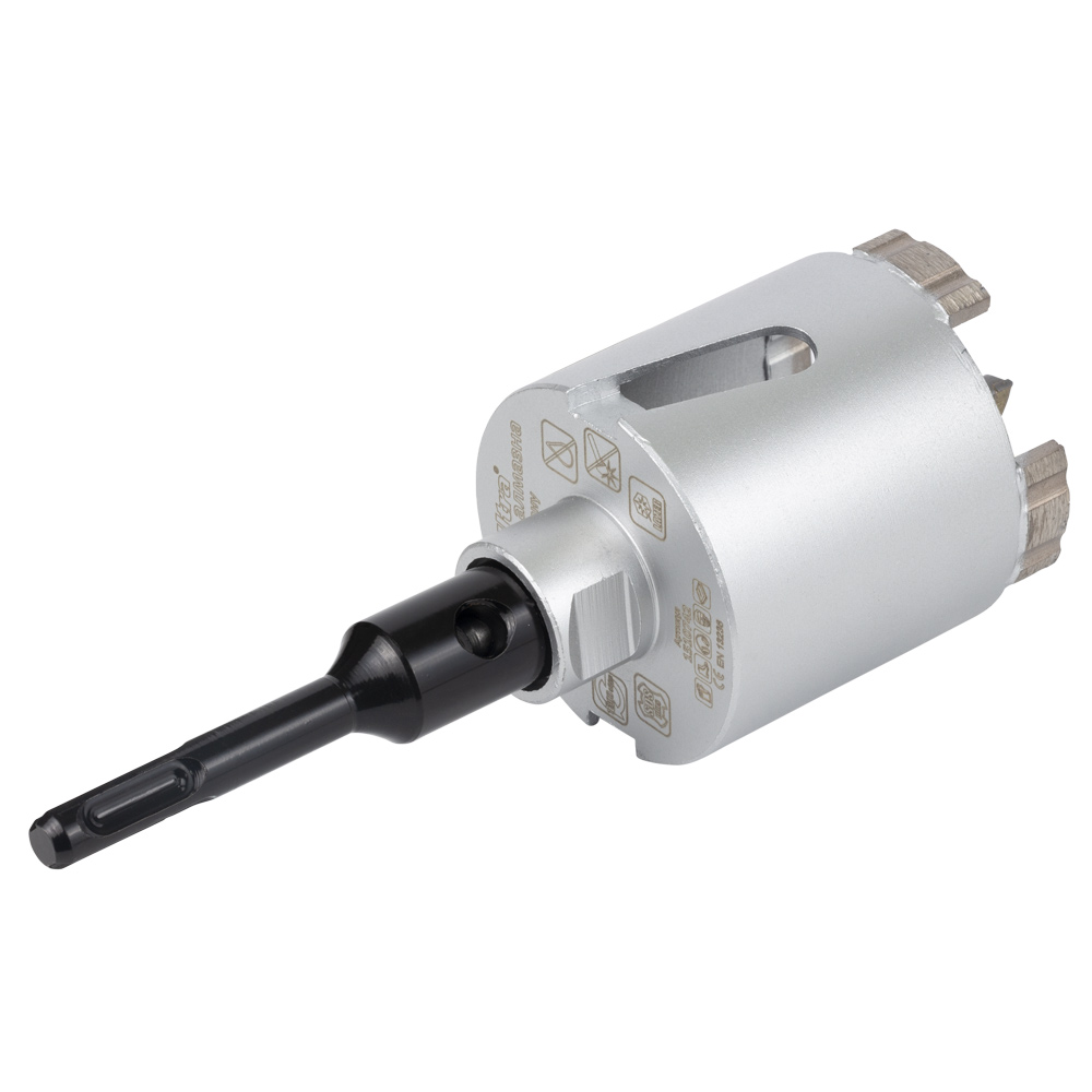 Коронка Ultra алмазная по бетону Ø68 мм + SDS-plus хвостовик 110 мм М16