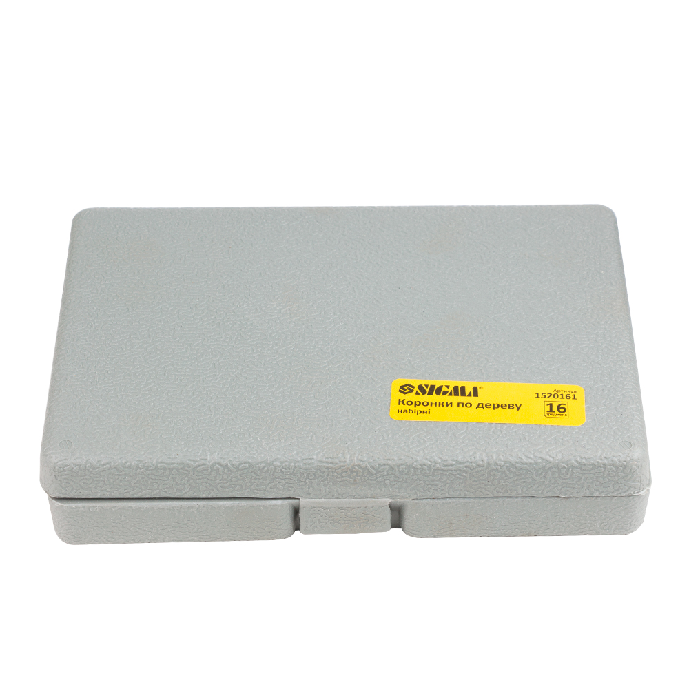 Коронки Sigma по дереву наборные Ø19, 22, 29, 32, 38, 44, 51, 64, 76, 89, 102, 127 мм