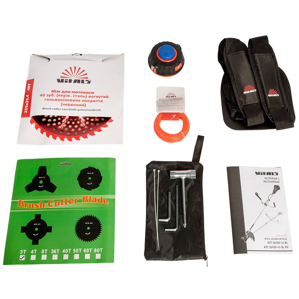 Коса аккумуляторная Vitals Master AZT 36100-1n BL