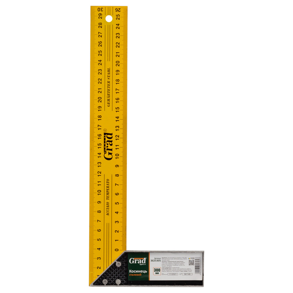 Косинець Grad сталевий 300 мм