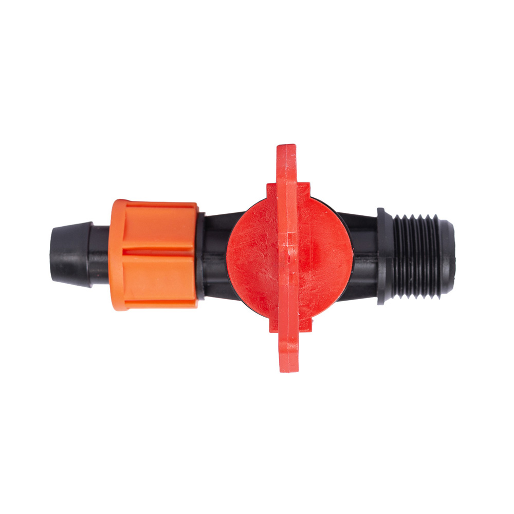 Кран Flora для крапельної стрічки Ø16 мм з/р 1/2"