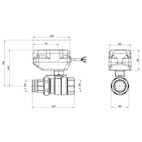 Кран кульовий зонний Icma 1" 1/4 (№341)