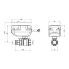 Кран кульовий зонний Icma 1/2" (№341)