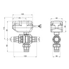 Кран кульовий зонний Icma 1/2" (№344)