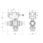 Кран кульовий зонний Icma 1" (№343)