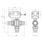 Кран кульовий зонний Icma 1" (№344)