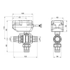 Кран кульовий зонний Icma 3/4" (№344)