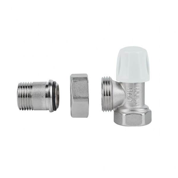 Кран радіаторний Icma 1/2" кутовий без ручки (№805)