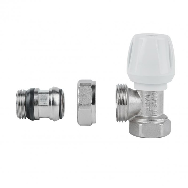 Кран радиаторный Icma 1/2" с антипротечкой угловой (№803+940)