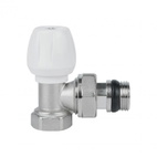 Кран радіаторний Icma 1/2" з антипротіканням кутовий з ручкою (№802+940)