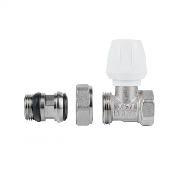 Кран радиаторный Icma 1/2" с антипротечкой прямой (№813+940)
