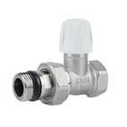 Кран радиаторный Icma 1/2" с антипротечкой прямой, без ручки (№815+940)