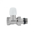 Кран радиаторный Icma 1/2" с антипротечкой прямой, без ручки (№815+940)