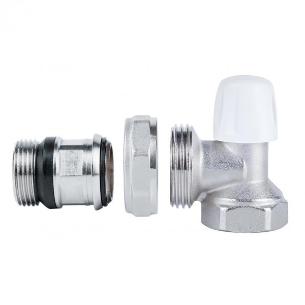 Кран радиаторный Icma 3/4" с антипротечкой угловой без ручки (№805+940)