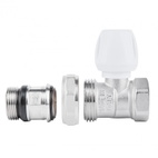 Кран радиаторный Icma 3/4" с антипротечкой прямой (№813+940)