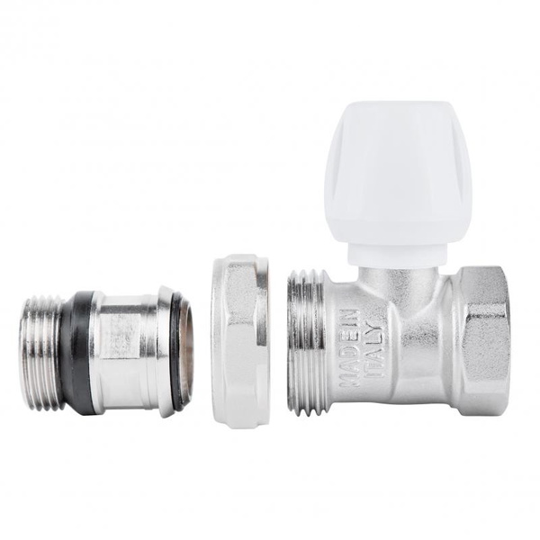 Кран радиаторный Icma 3/4" с антипротечкой прямой (№813+940)