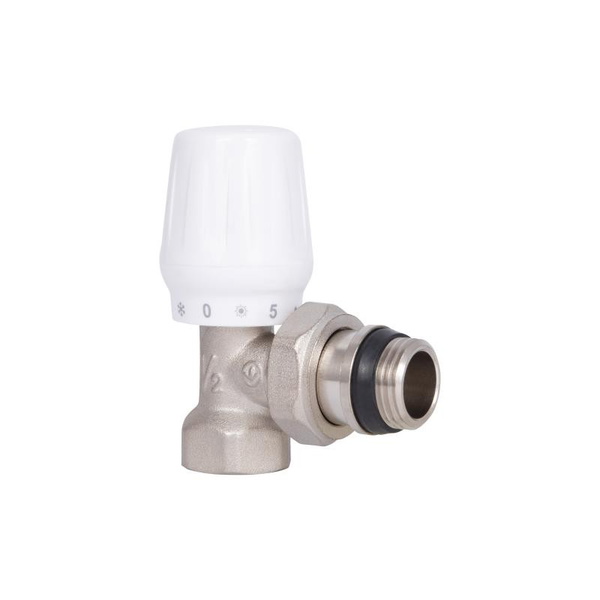 Кран радиаторный Thermo Alliance Base 1/2" ВН с антипротечкой угловой (SD228W15)