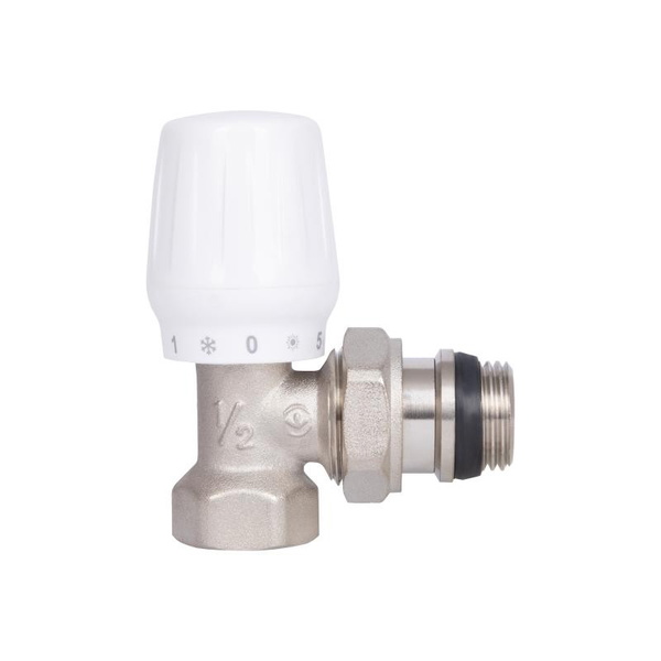 Кран радиаторный Thermo Alliance Base 1/2" ВН с антипротечкой угловой (SD228W15)
