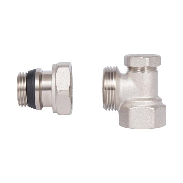 Кран радиаторный Thermo Alliance Base 1/2" ВН с антипротечкой угловой (SD229W15)