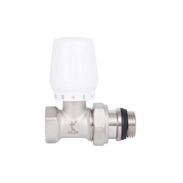 Кран радиаторный Thermo Alliance Base 1/2" ВН с антипротечкой прямой (SD226W15)
