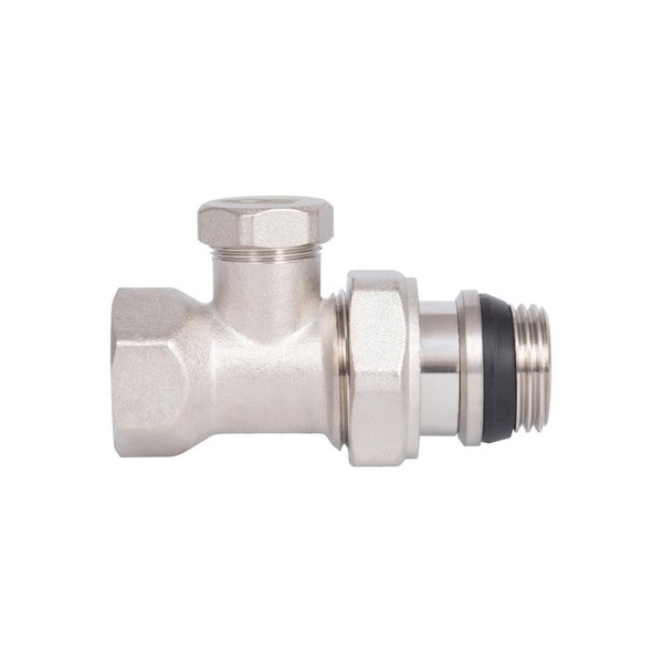 Кран радіаторний Thermo Alliance Base 1/2" ВЗ з антипротіканням прямий (SD227W15)