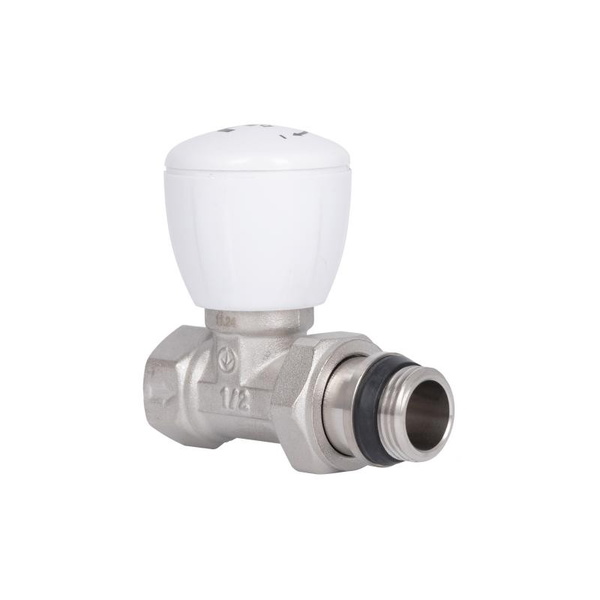 Кран радиаторный Thermo Alliance Standart Powerful 1/2" ВН с антипротечкой прямой SF230W15 (SF230W15)