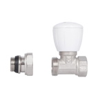 Кран радиаторный Thermo Alliance Standart Powerful 1/2" ВН с антипротечкой прямой SF230W15 (SF230W15)