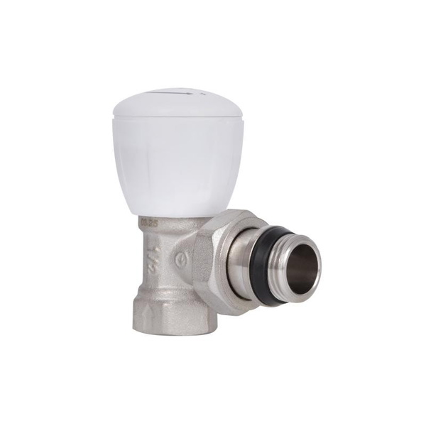 Кран радиаторный Thermo Alliance Standart Powerful 1/2" с антипротечкой угловой (SF232W15)