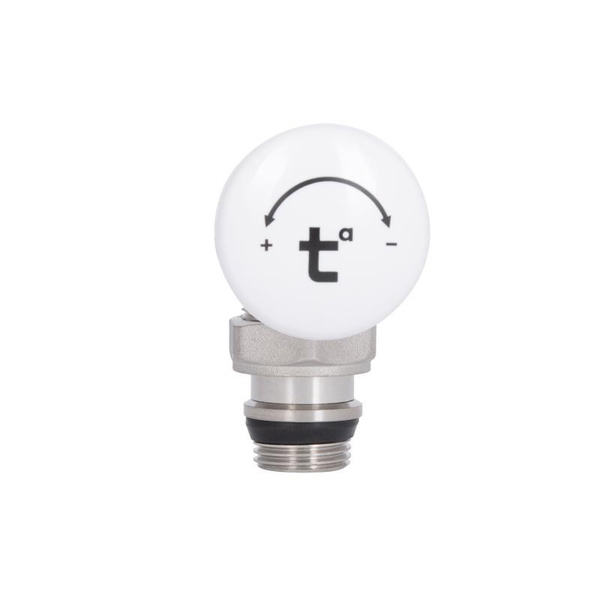 Кран радиаторный Thermo Alliance Standart Powerful 1/2" с антипротечкой угловой (SF232W15)