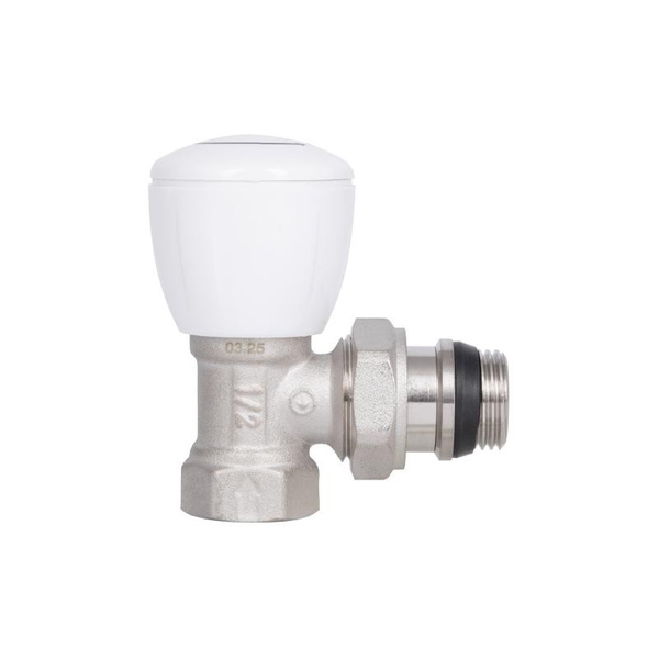 Кран радиаторный Thermo Alliance Standart Powerful 1/2" с антипротечкой угловой (SF232W15)