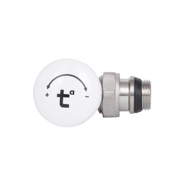 Кран радиаторный Thermo Alliance Standart Powerful 1/2" с антипротечкой угловой (SF232W15)