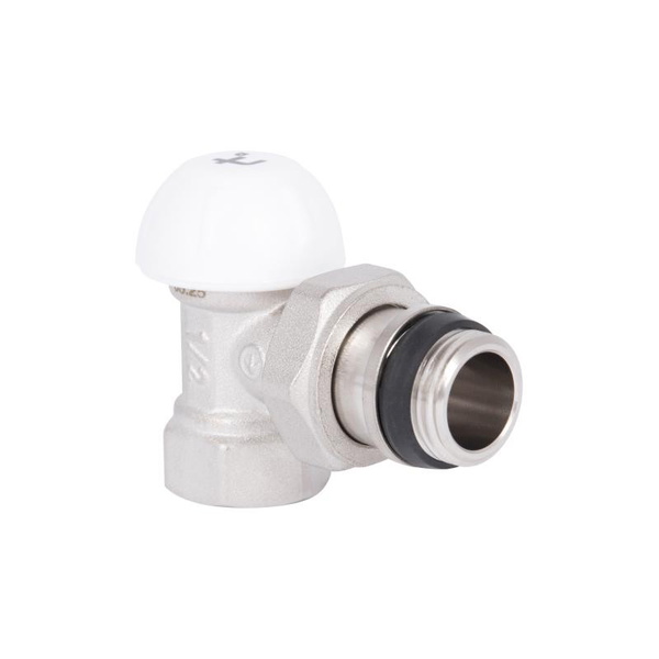 Кран радиаторный Thermo Alliance Standart Powerful 1/2" с антипротечкой угловой (SF233W15)