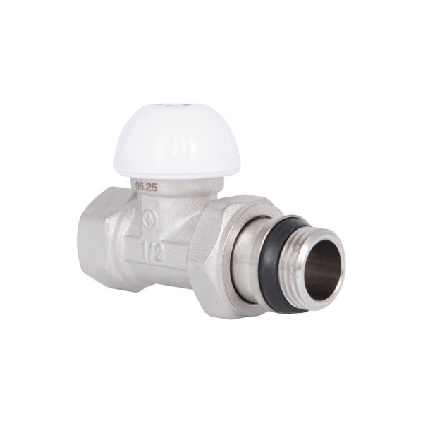 Кран радиаторный Thermo Alliance Standart Powerful 1/2" с антипротечкой прямой (SF231W15)