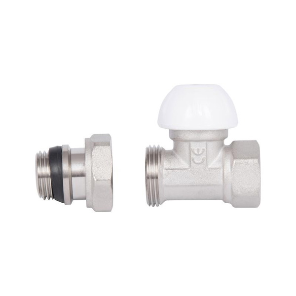 Кран радиаторный Thermo Alliance Standart Powerful 1/2" с антипротечкой прямой (SF231W15)