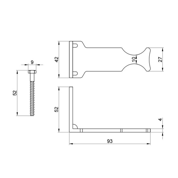 Крепление радиаторное Thermo Alliance Standart боковое (SD114)