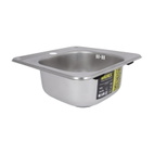 Кухонная мойка Brinex 3838 0,6 мм Satin (BRIN3835SAT06)
