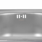 Кухонная мойка Brinex 3838 0,6 мм Satin (BRIN3835SAT06)